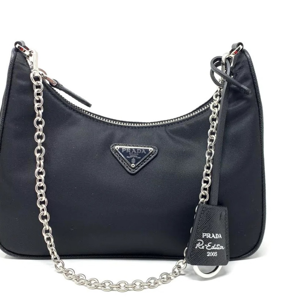 Prada Black Chain Shoulder Bag
